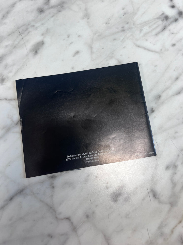 Rescue the Embassy Mission Original Nintendo NES MANUAL ONLY MO21926