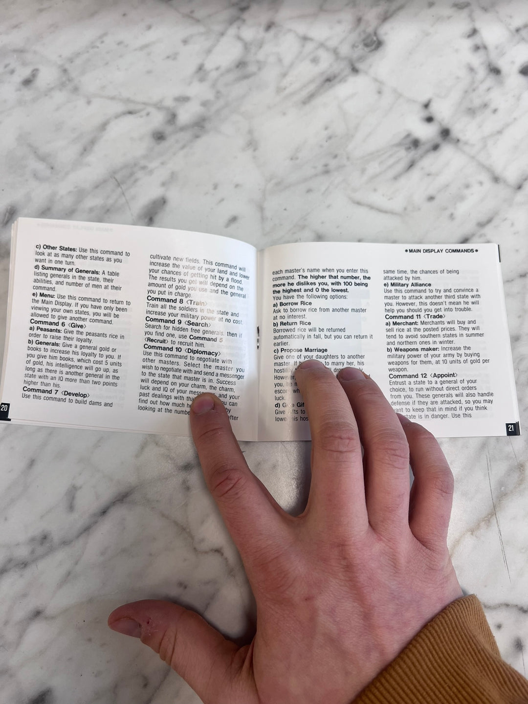 Romance of the Three Kingdoms Original Nintendo NES MANUAL ONLY MO21926