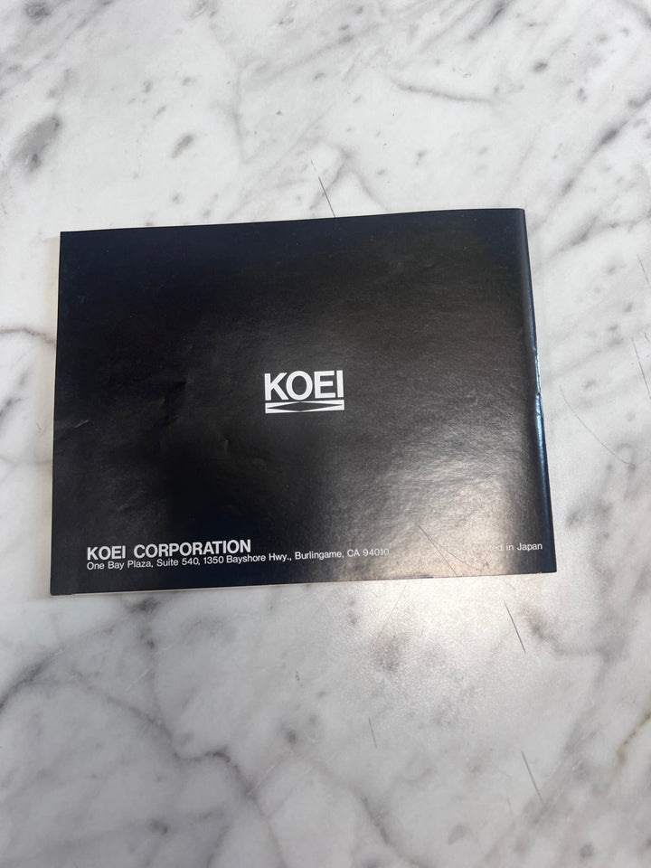 Romance of the Three Kingdoms Original Nintendo NES MANUAL ONLY MO21926