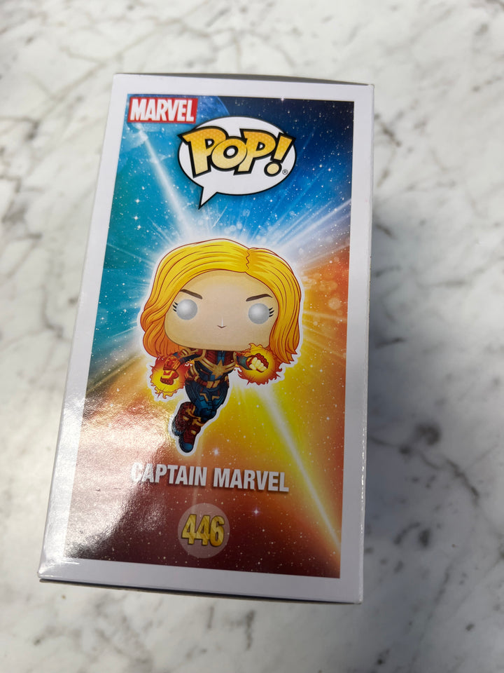 Funko Pop! Captain Marvel #446 GITD Glow Marvel Collector Corp FP1231
