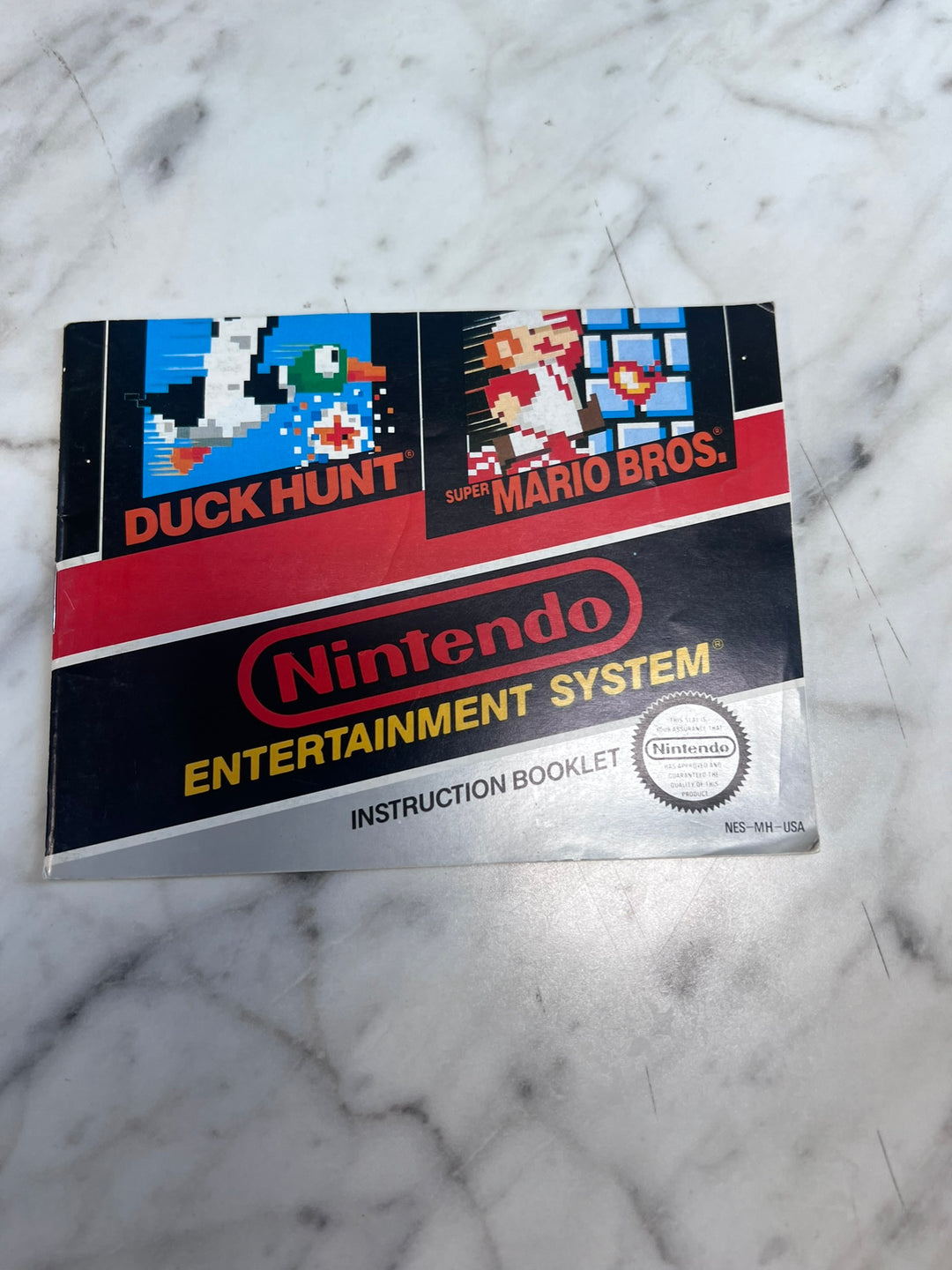 Super Mario Bros and Duck Hunt Original Nintendo NES MANUAL ONLY MO21926