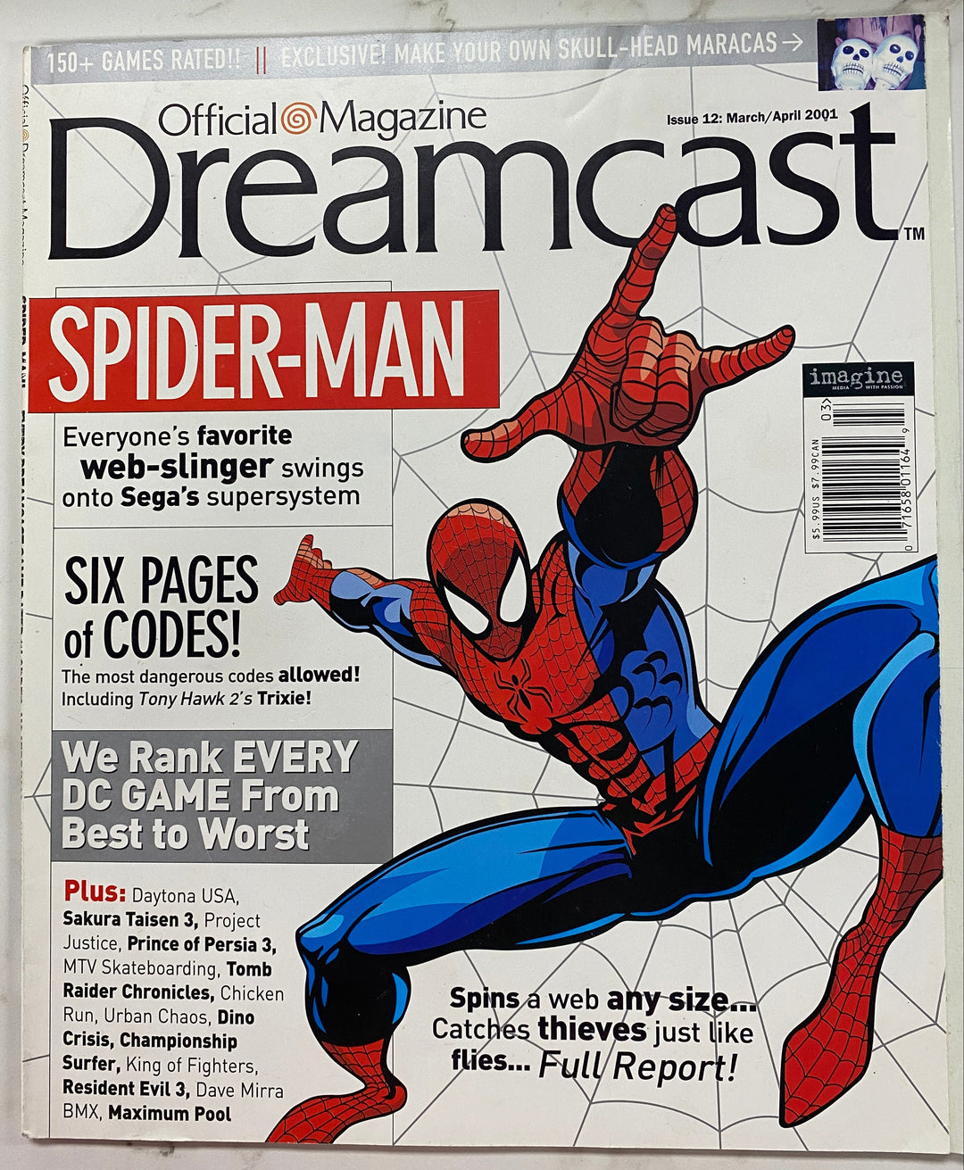 Official Sega Dreamcast Magazine Issue 12 Spider-Man ST62726