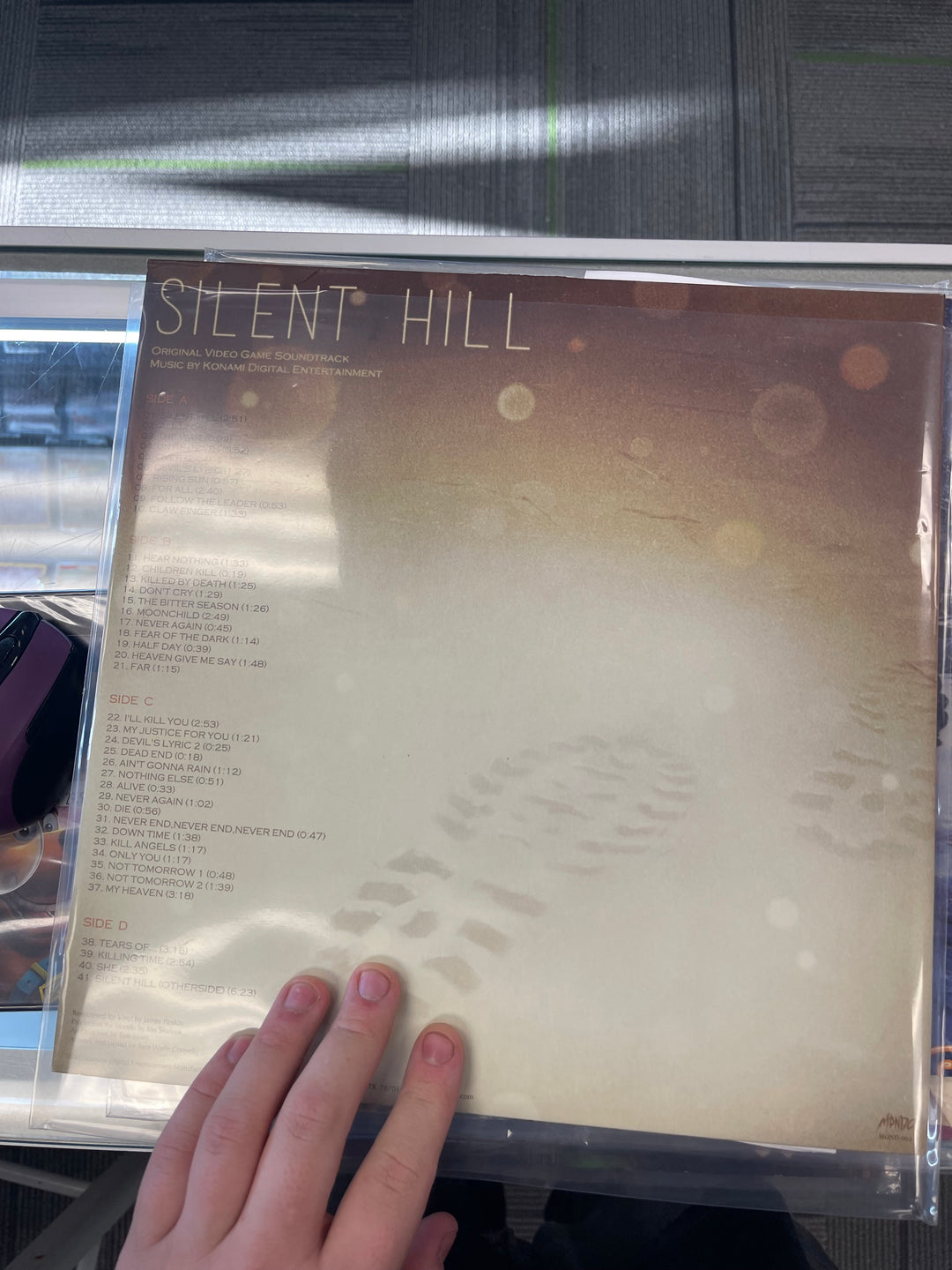 Konami DIgital - Silent Hill 2 Soundtrack (NM) Condition Vinyl Record  VR12625