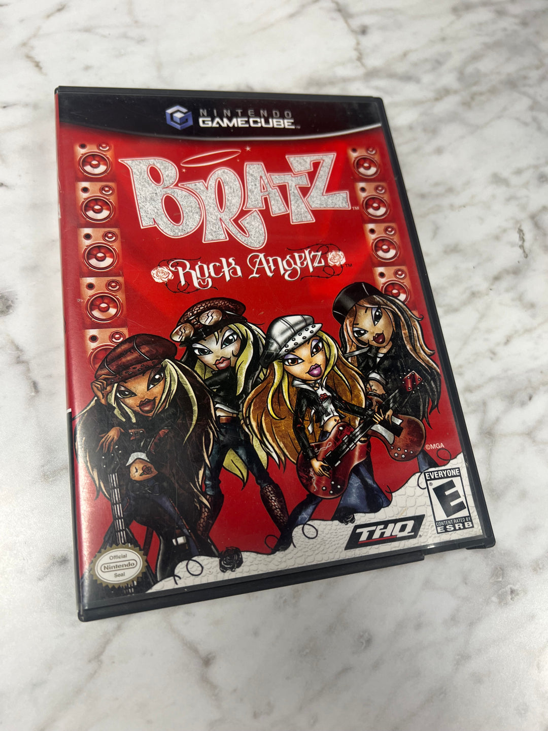 Bratz Rock Angelz for Nintendo Gamecube Case and manual ONLY CO92524