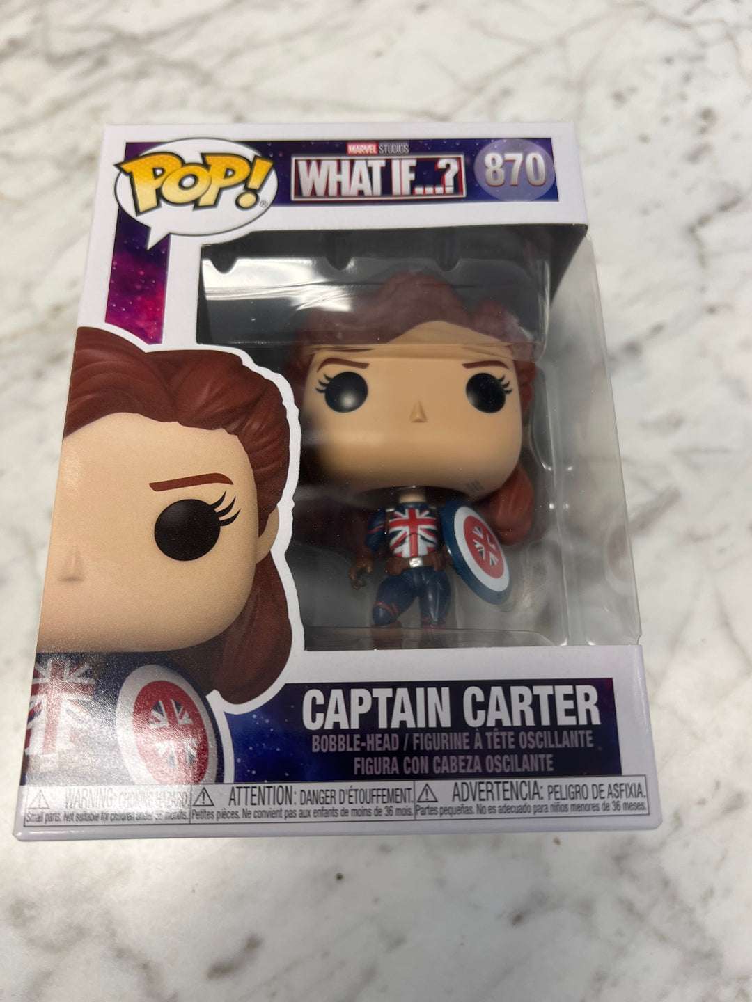 Funko Pop! Captain Carter #870 Marvel What If FP1231