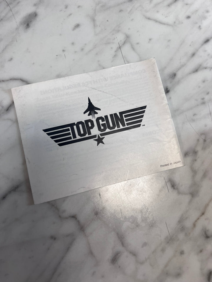 Top Gun Original Nintendo NES MANUAL ONLY MO21926