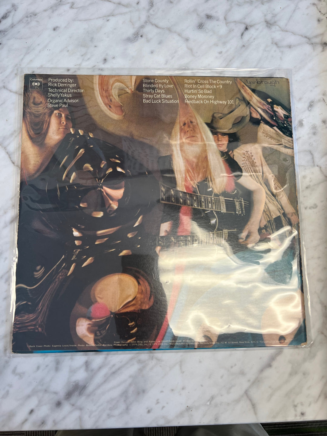 Johnny Winter - Saints & Sinners (VG+) Condition Vinyl Record     VR42425