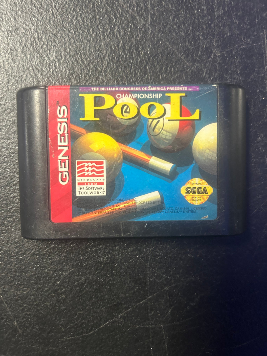 Championship Pool - Sega Genesis NI12126