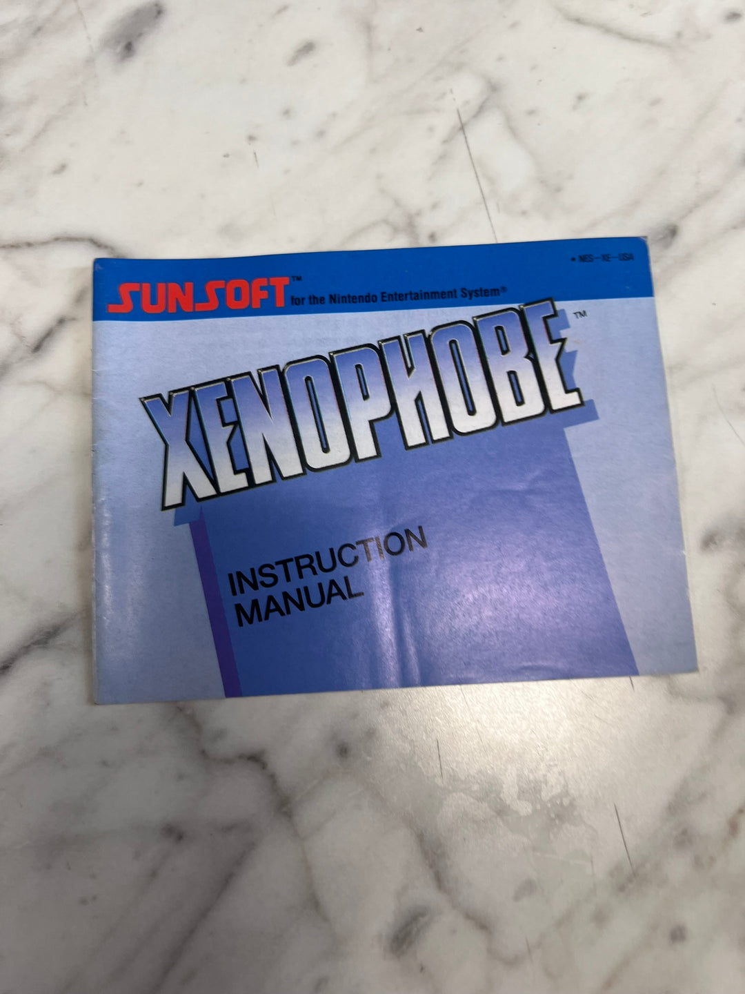 Xenophobe Original Nintendo NES MANUAL ONLY MO21926