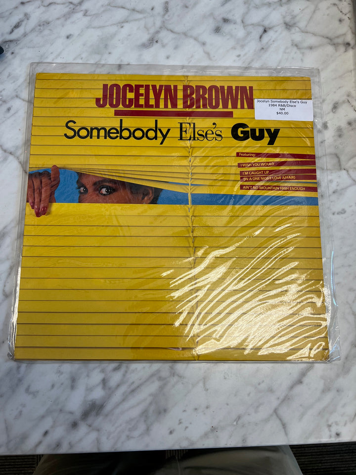 Jocelyn Brown - Somebody Else's Guy (NM) Condition Vinyl Record  VR42425