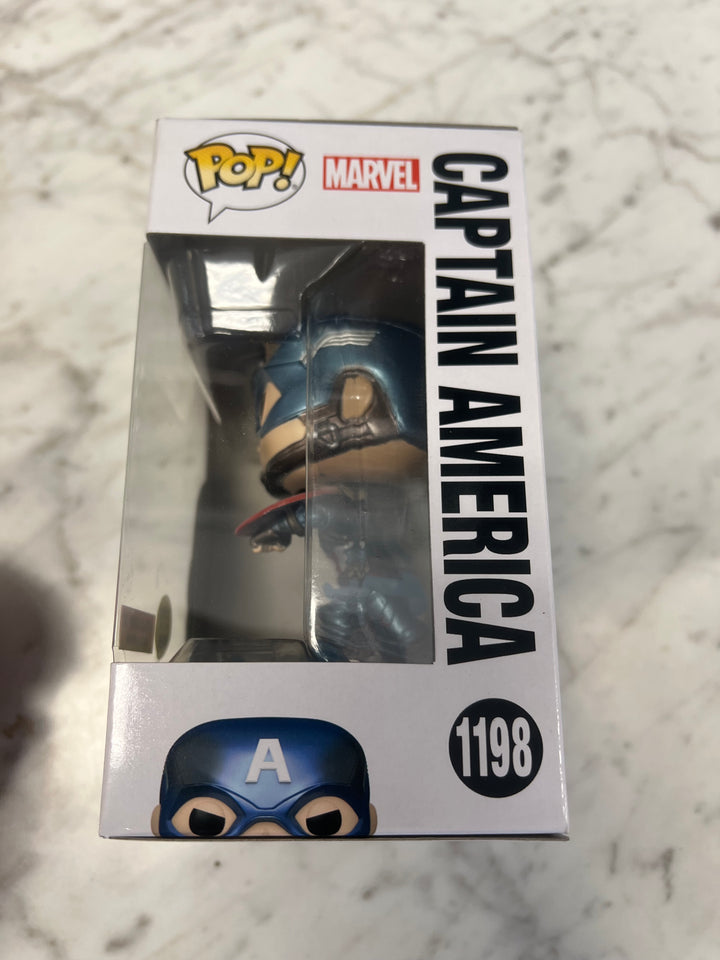 Funko Pop! Captain America #1198 Glow GITD Volcano X Exclusive Avengers Endgame FP1231
