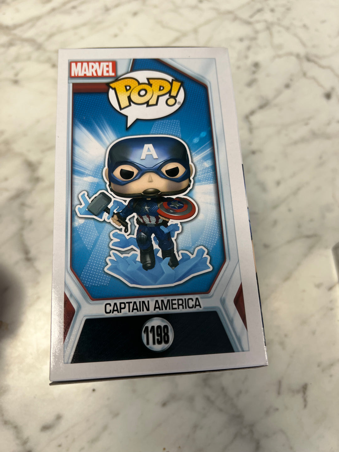 Funko Pop! Captain America #1198 Glow GITD Volcano X Exclusive Avengers Endgame FP1231