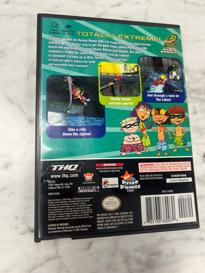 Rocket Power Beach Bandits for Nintendo Gamecube Case and manual ONLY CO92524