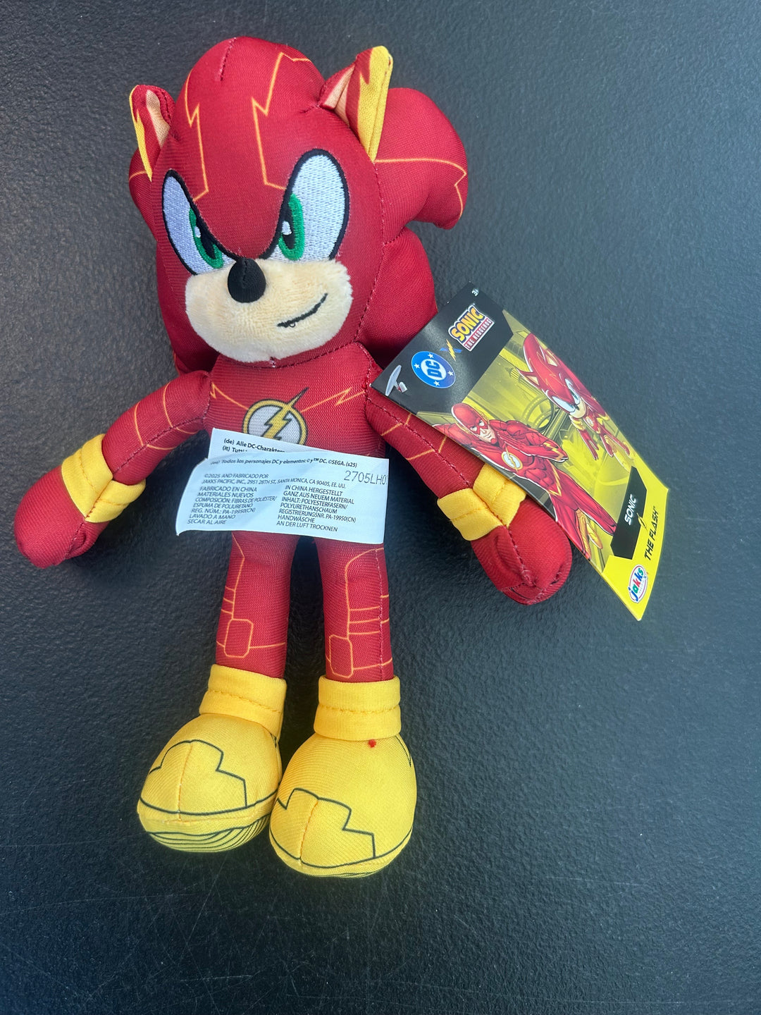 Jakks Pacific Sonic the Hedgehog x DC Sonic The Flash Plush 2025 NP12226
