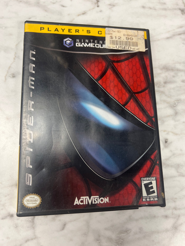 Spider-man for Nintendo Gamecube Case and manual ONLY CO92524