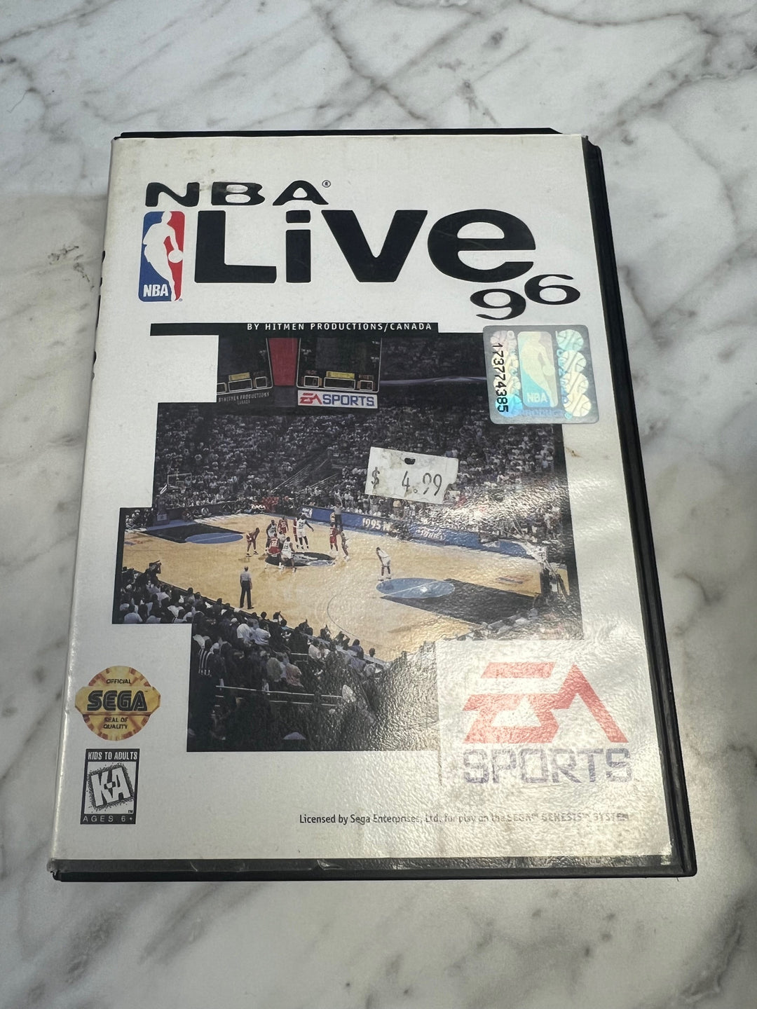 NBA Live 96 - Sega Genesis G71725