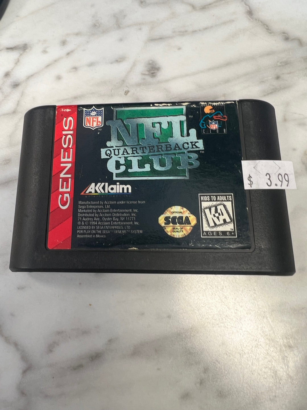 NFL Quarterback Club - Sega Genesis G71725