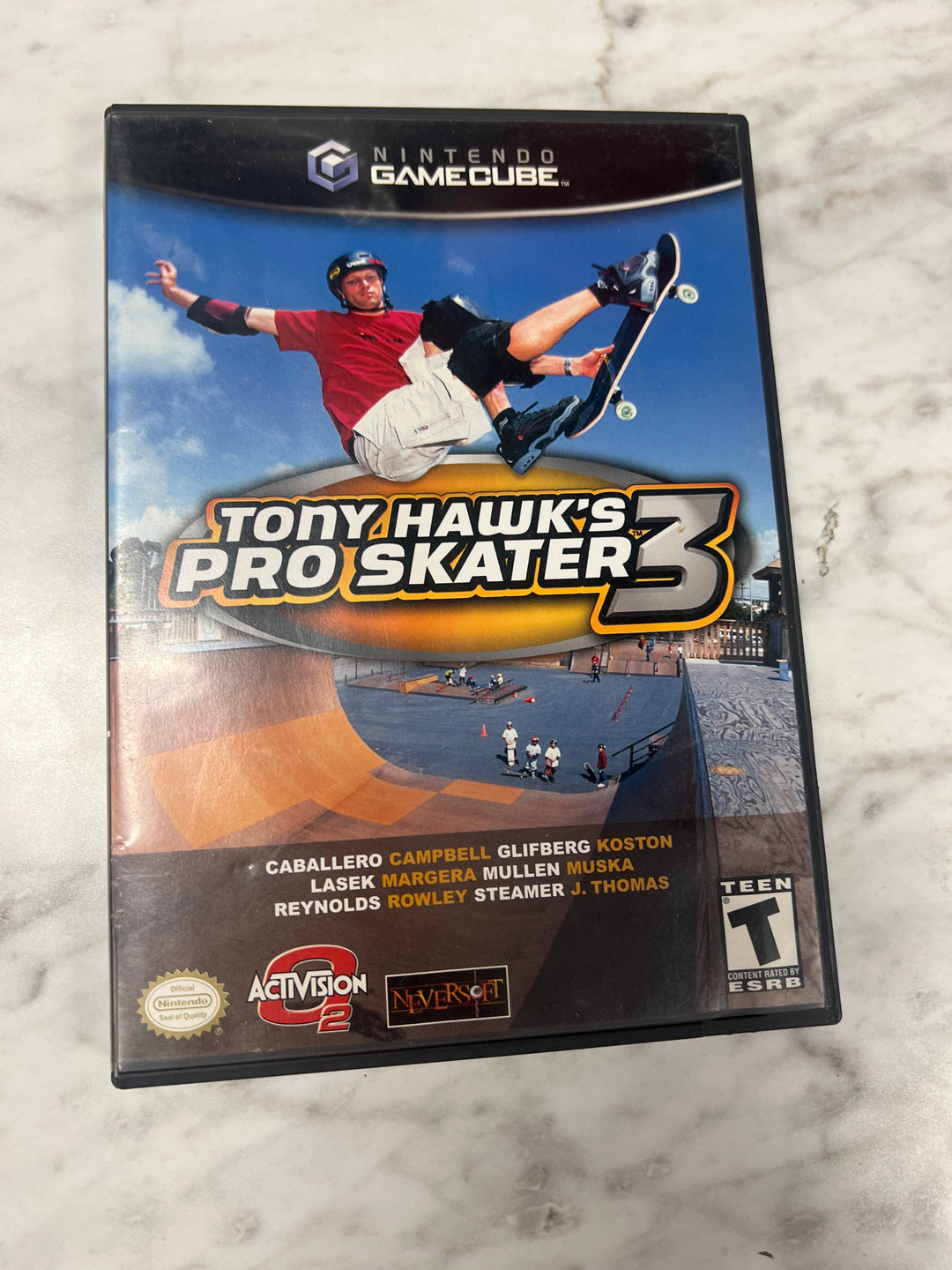 Tony Hawk's Pro Skater 3 for Nintendo Gamecube Case and manual ONLY CO92524