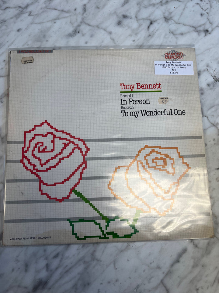 Tony Bennett - In Person / To My Wonderful One (NM) Condition Vinyl Record  VR42425
