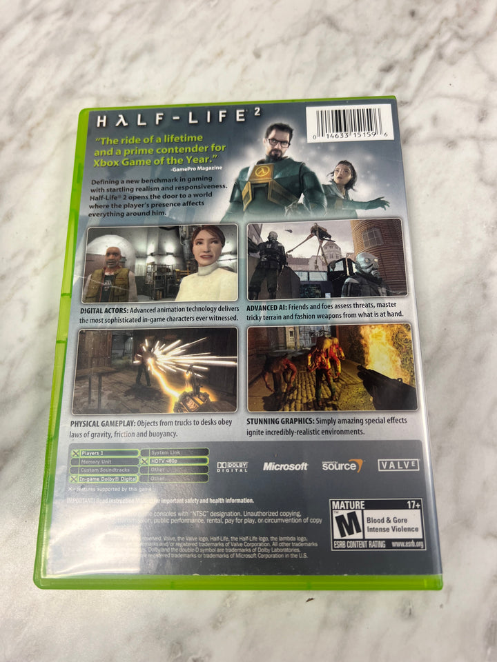 Half-Life 2 for Original Microsoft Xbox Case ONLY CO92524