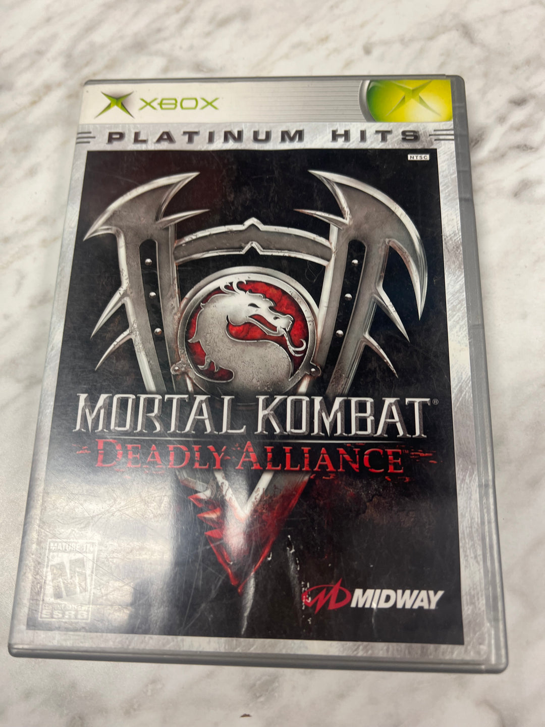 Mortal Kombat Deadly Alliance for Original Microsoft Xbox Case ONLY CO92524