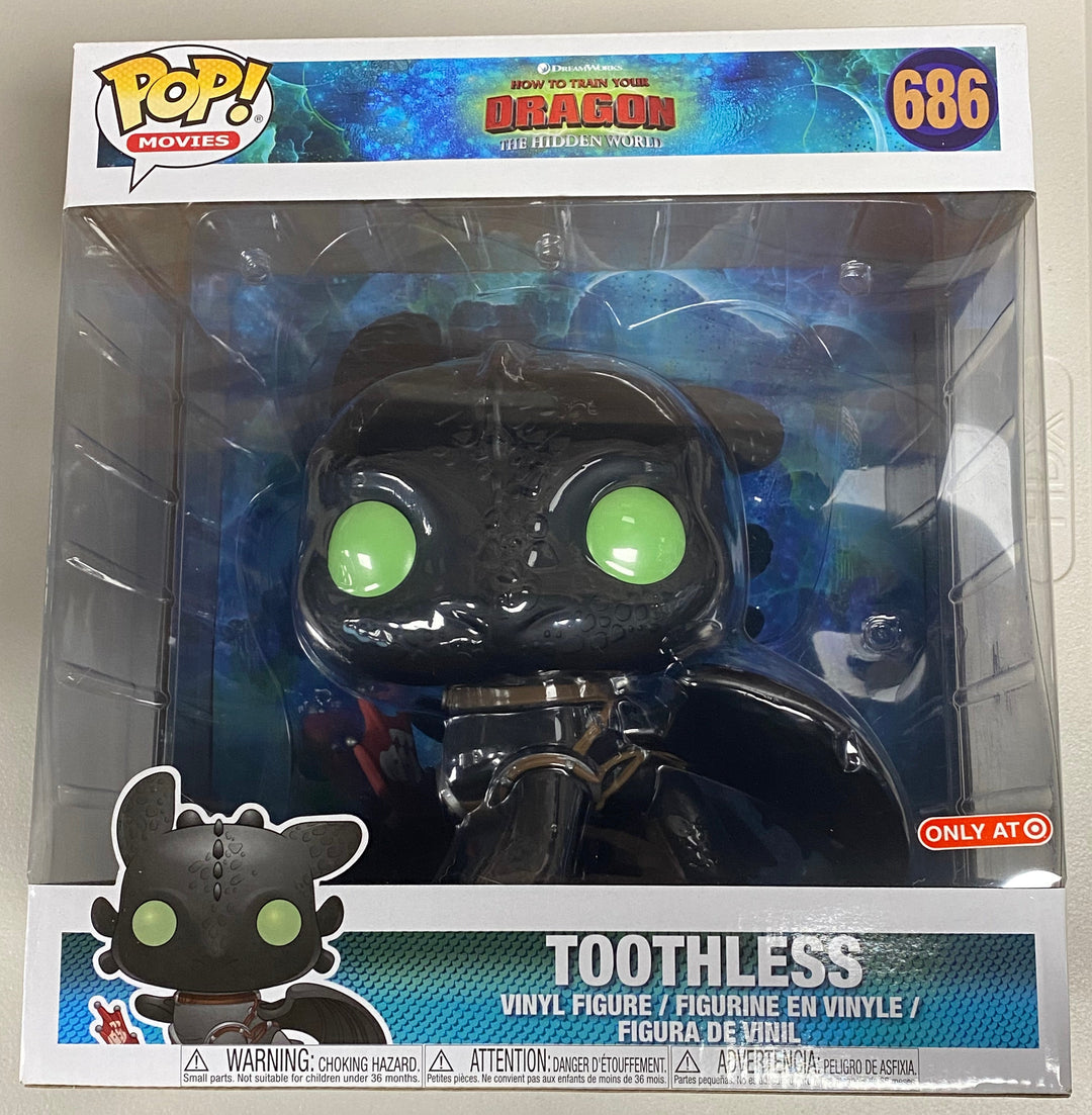 Funko Pop! Toothless #686 Jumbo How To Train Your Dragon: The Hidden World FP62826