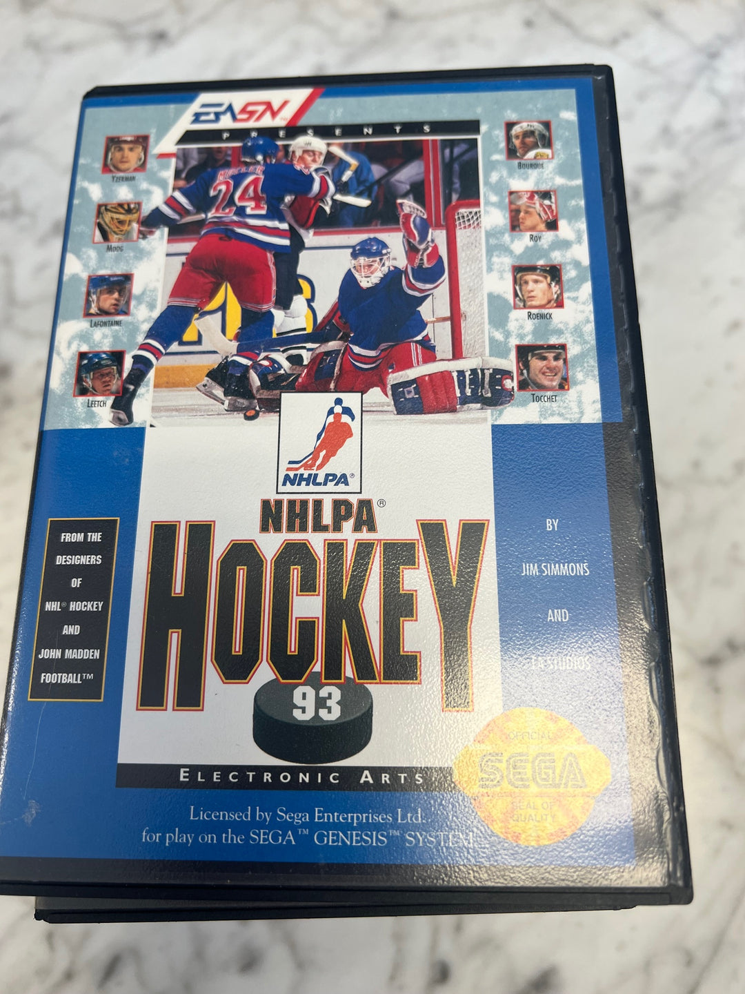NHLPA Hockey 93 - Sega Genesis G71725