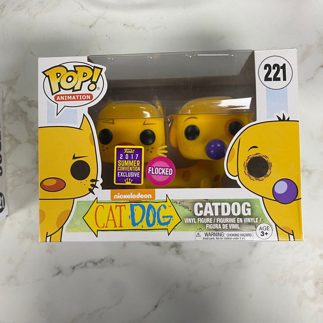 Funko Pop! CatDog Funko 2017 Summer Convention Exclusive Flocked CatDog FP62826