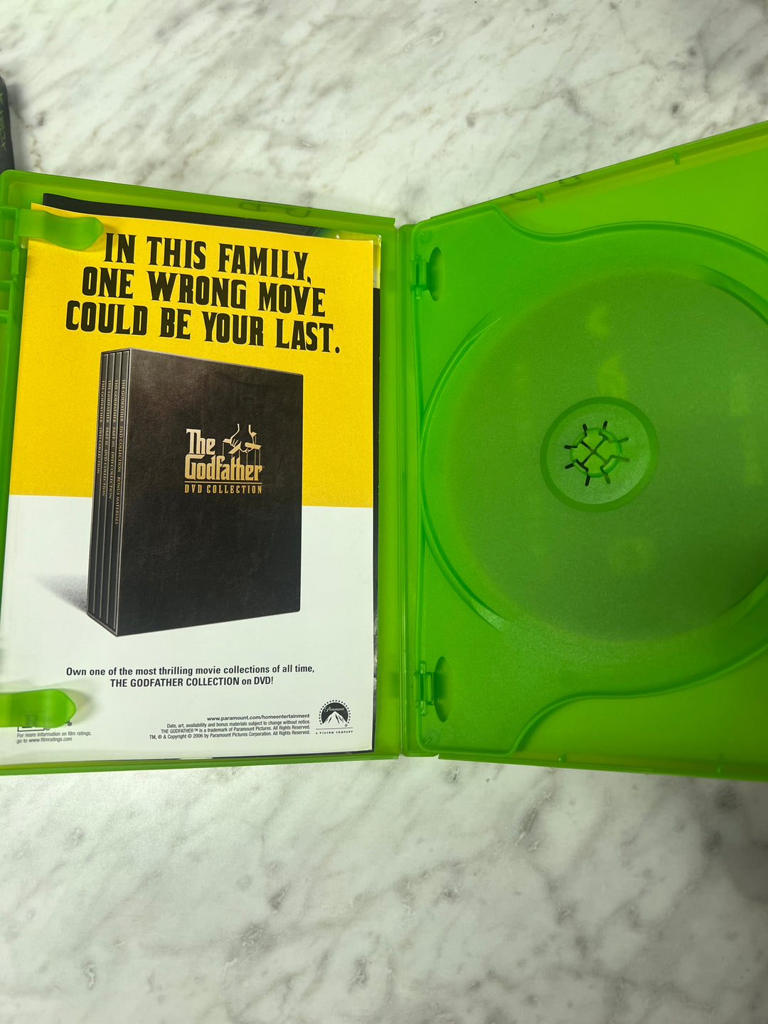 The Godfather The Game Limited Edition for Original Microsoft Xbox Case, DVD and manual ONLY CO92524