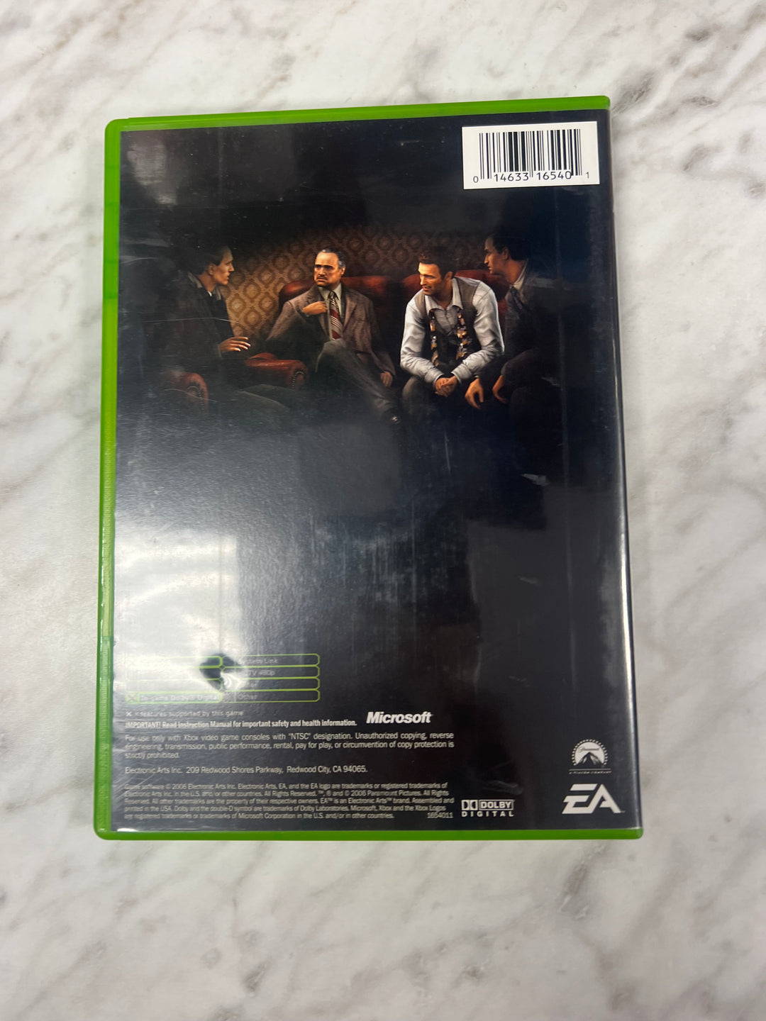 The Godfather The Game Limited Edition for Original Microsoft Xbox Case, DVD and manual ONLY CO92524