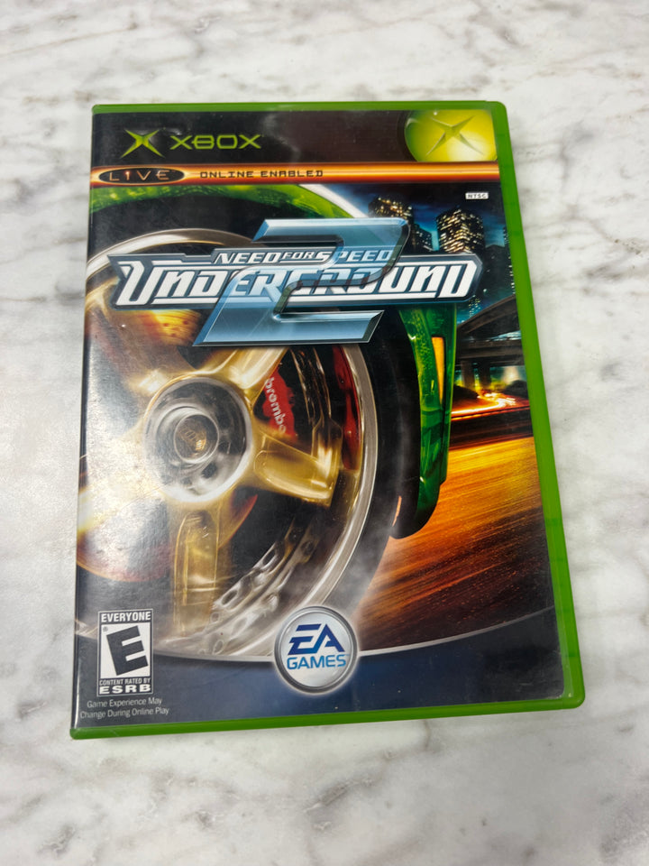 Need for Speed Underground 2 for Original Microsoft Xbox Case and manual ONLY CO92524