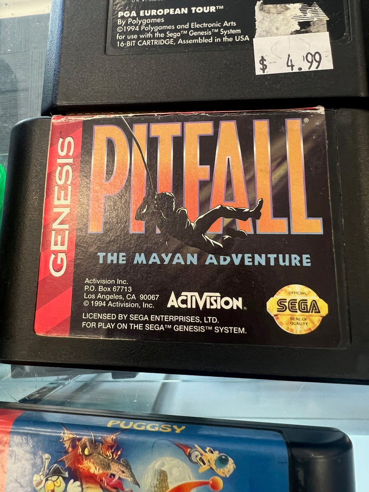 Pitfall Mayan Adventure - Sega Genesis SD9898