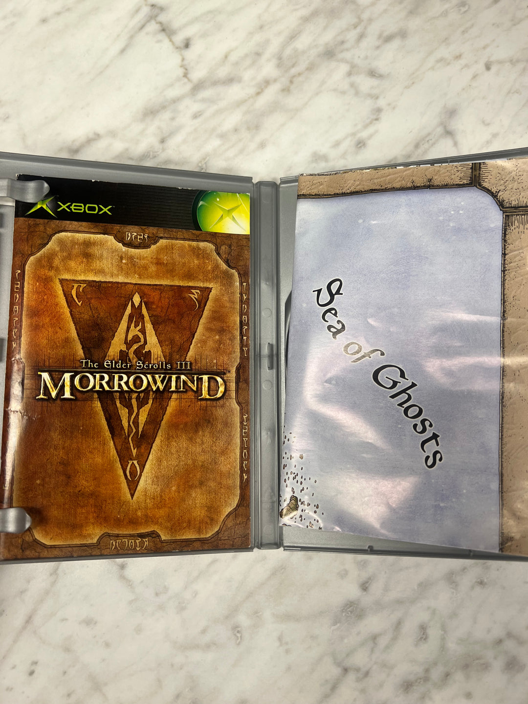 The Elder Scrolls III Morrowind for Original Microsoft Xbox Case and manual ONLY CO92524