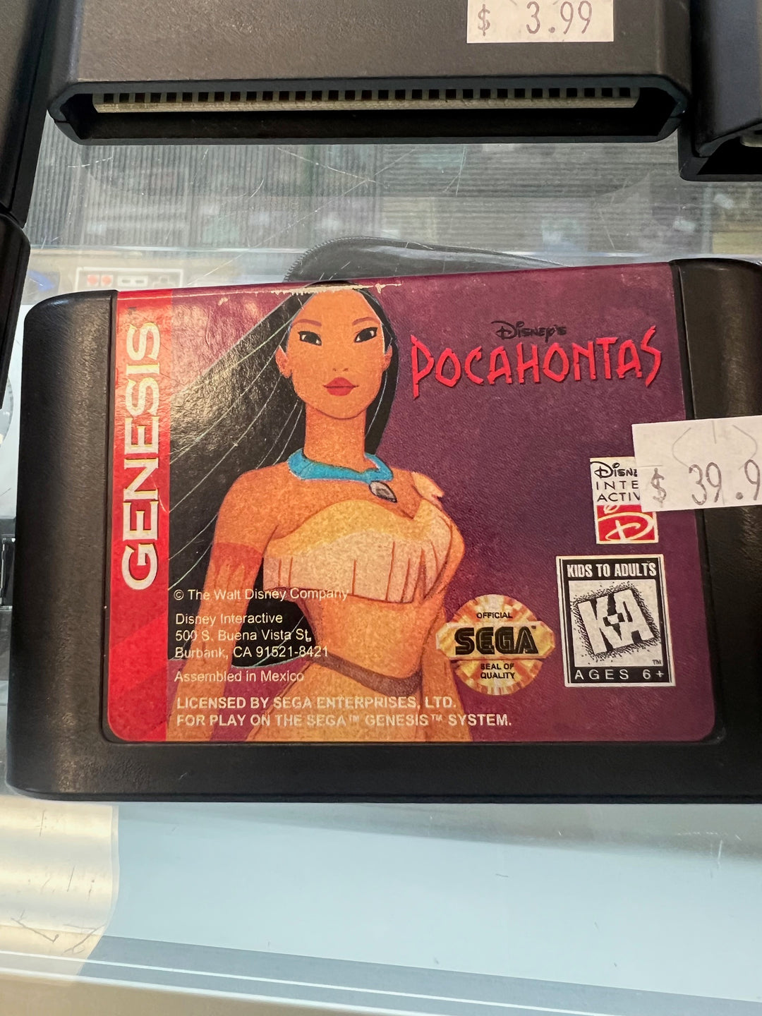 Pocahontas - Sega Genesis G71725