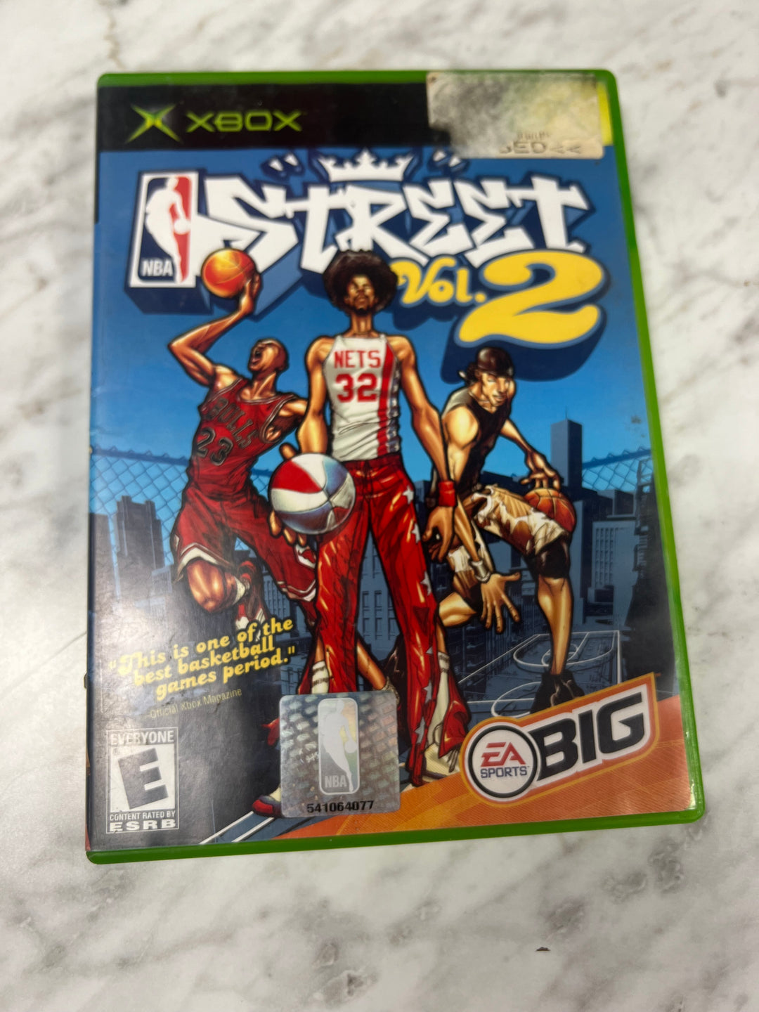 NBA Street Vol 2 for Original Microsoft Xbox Case and manual ONLY CO92524