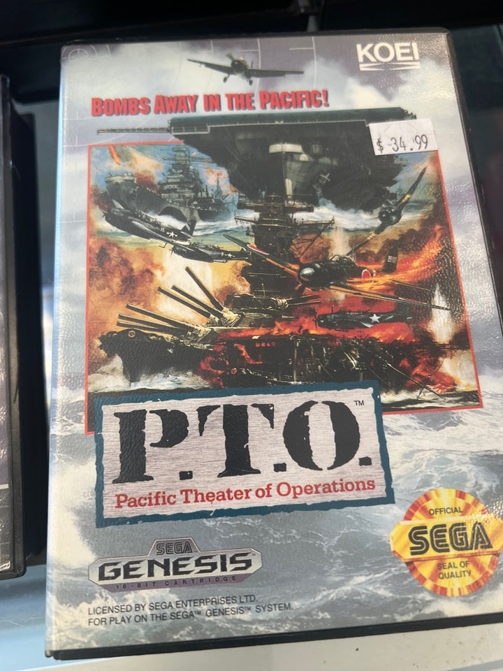 P.T.O. Pacific Theater of Operations - Sega Genesis G71725