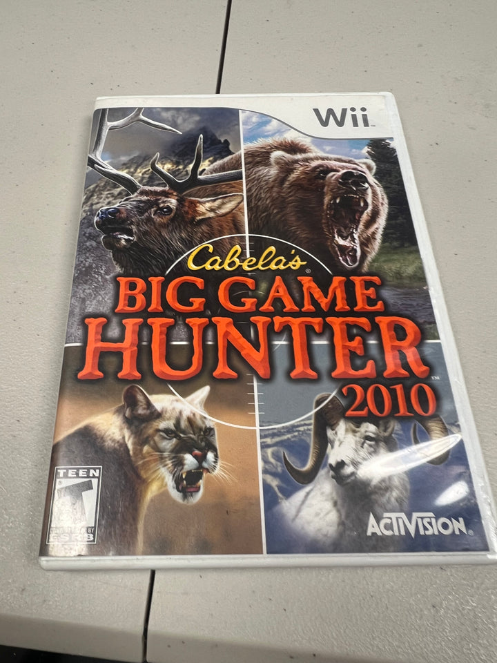 Cabela's Big Game Hunter 2010 for Nintendo Wii in case!               WII523