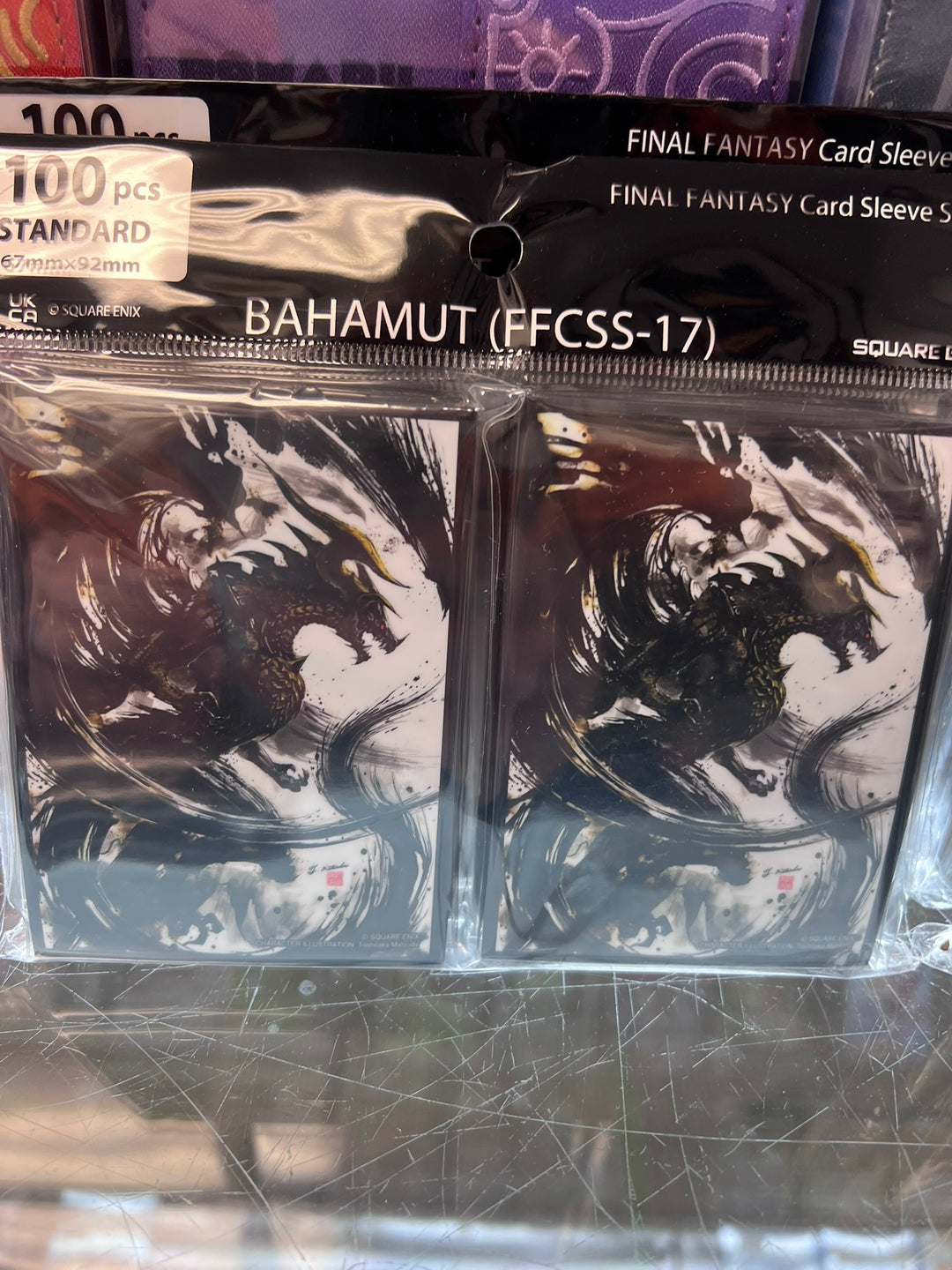 Official Square Enix Final Fantasy Card Sleeves - Bahamut FFCSS-17 (100 Pack) NA21826