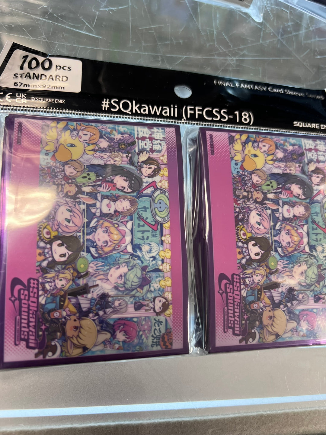 Official Square Enix Final Fantasy Card Sleeves - SQkawaii FFCSS-18 (100 Pack) NA21826