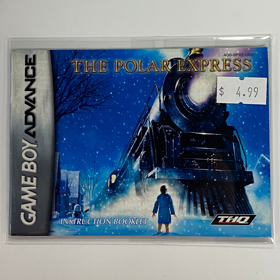 The Polar Express AGB-BPXE-USA - GameBoy Advance GBA Manual ONLY MO7126