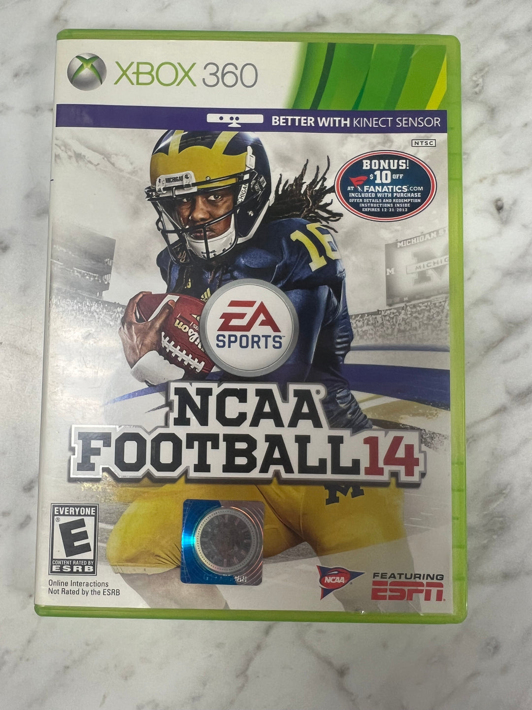 NCAA Football 14 Microsoft Xbox 360 Case ONLY CO92524