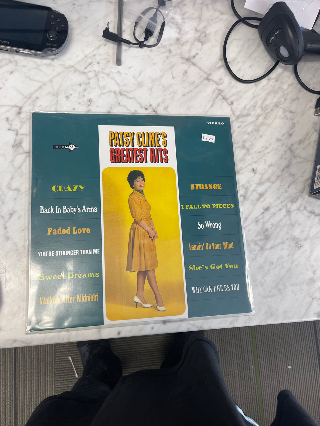 Patsy Cline - Greatest Hits (NM) Condition Vinyl Record  UR91125