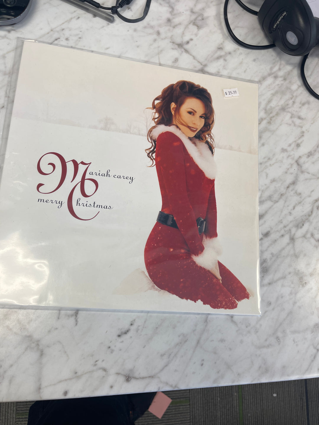 Mariah Carey - Merry Christmas  (NM) Condition Vinyl Record  VR12825