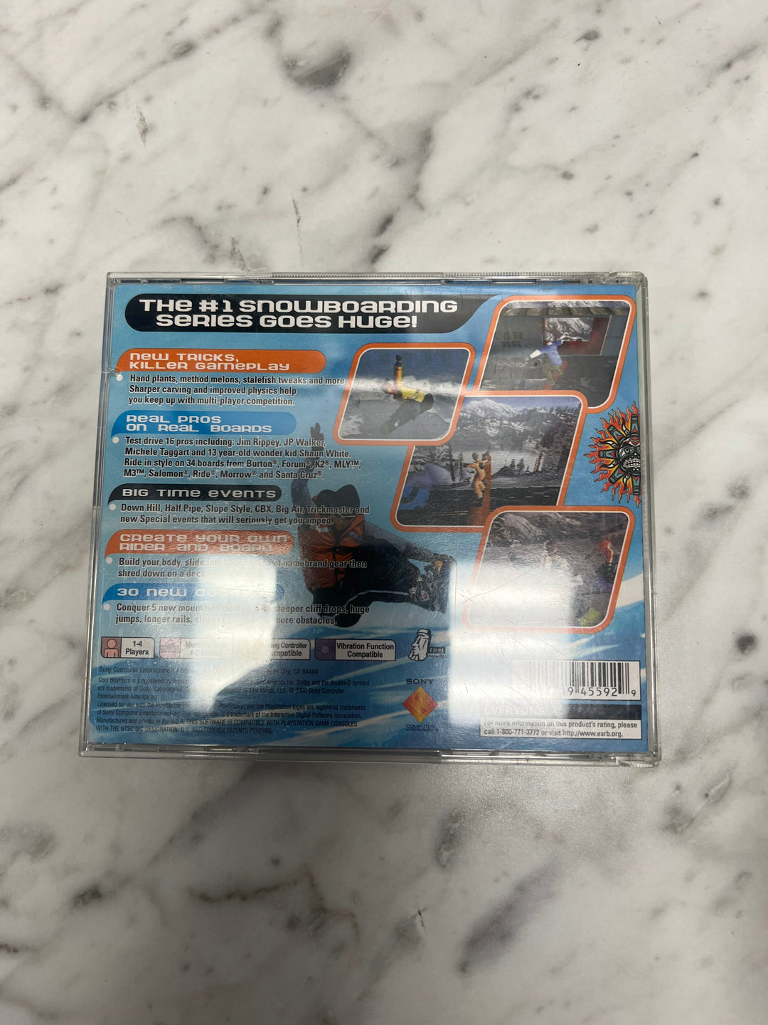 Cool Boarders 4 for Playstation PS1 Case and manual ONLY CO92524