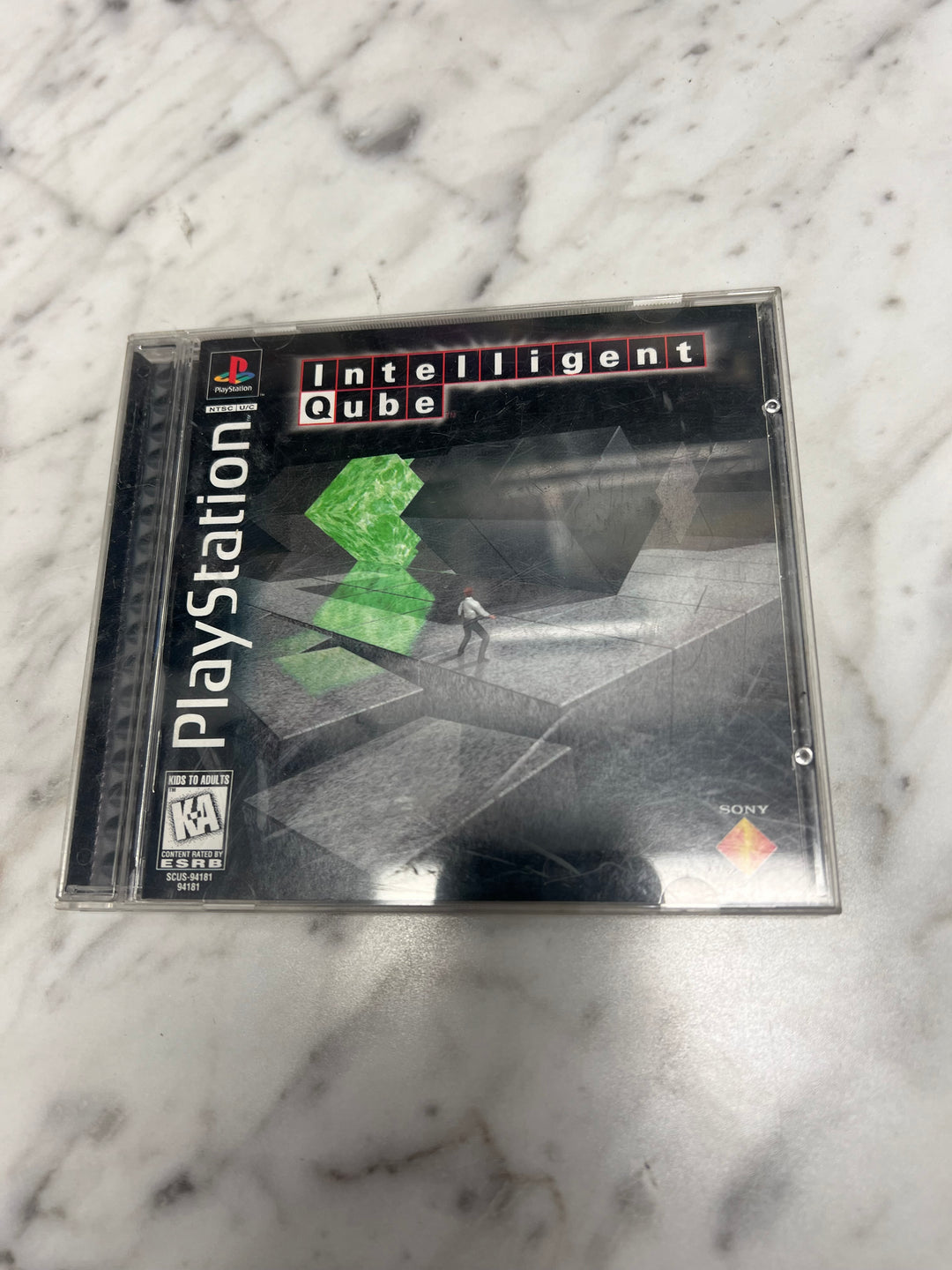Intelligent Qube for Playstation PS1 Case and manual ONLY CO92524