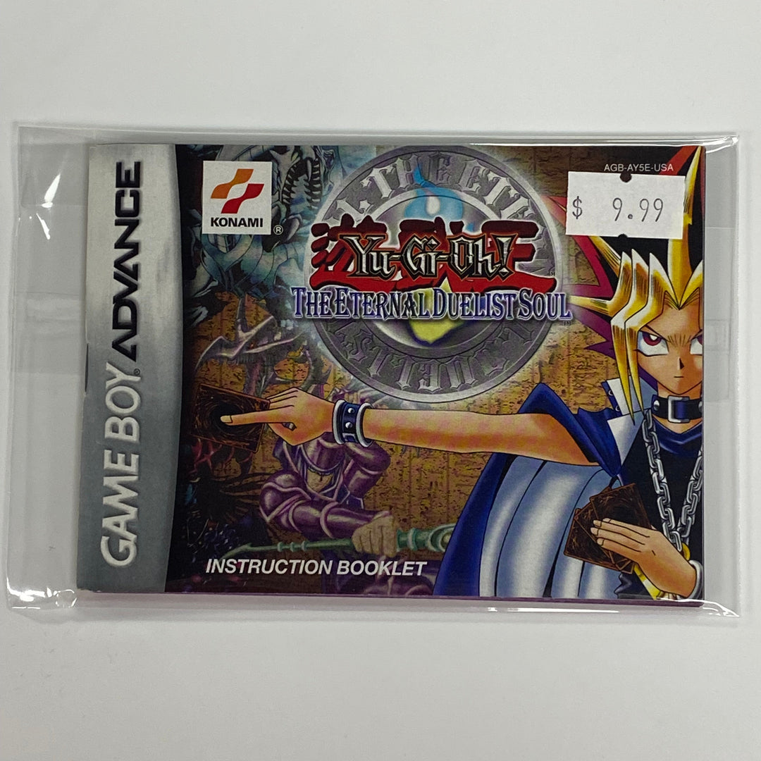 Yu-Gi-Oh Eternal Duelist Soul AGB-AY5E-USA - GameBoy Advance GBA Manual ONLY MO7126