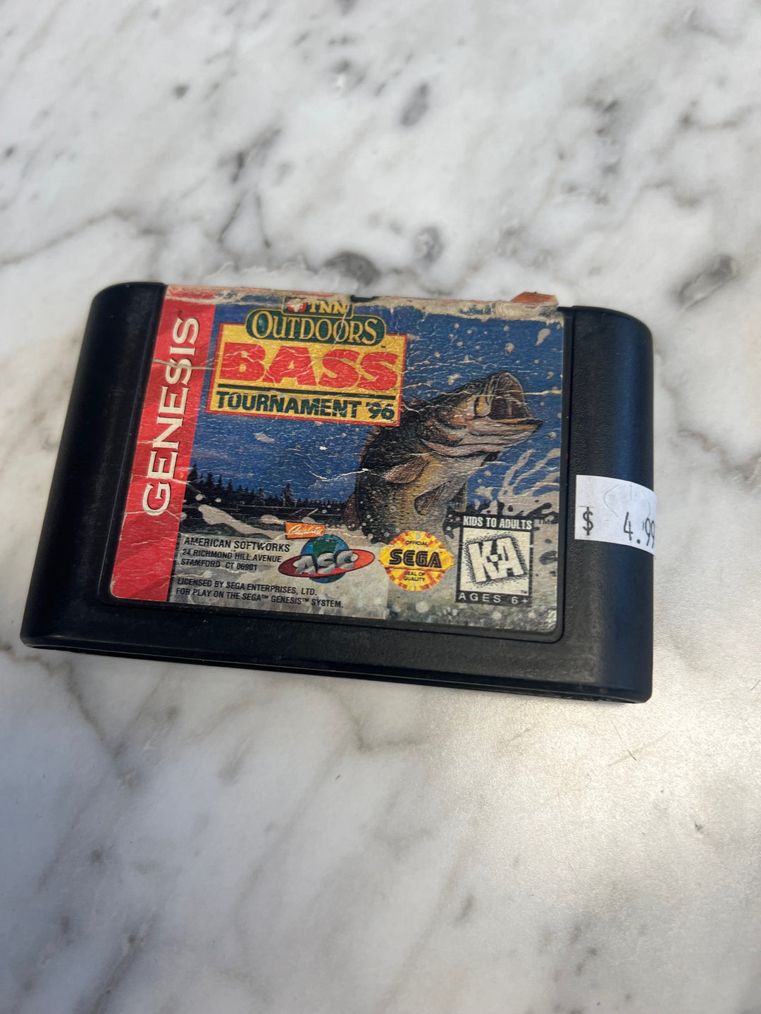 TNN Outdoors Bass Tournament 96 - Sega Genesis G71725