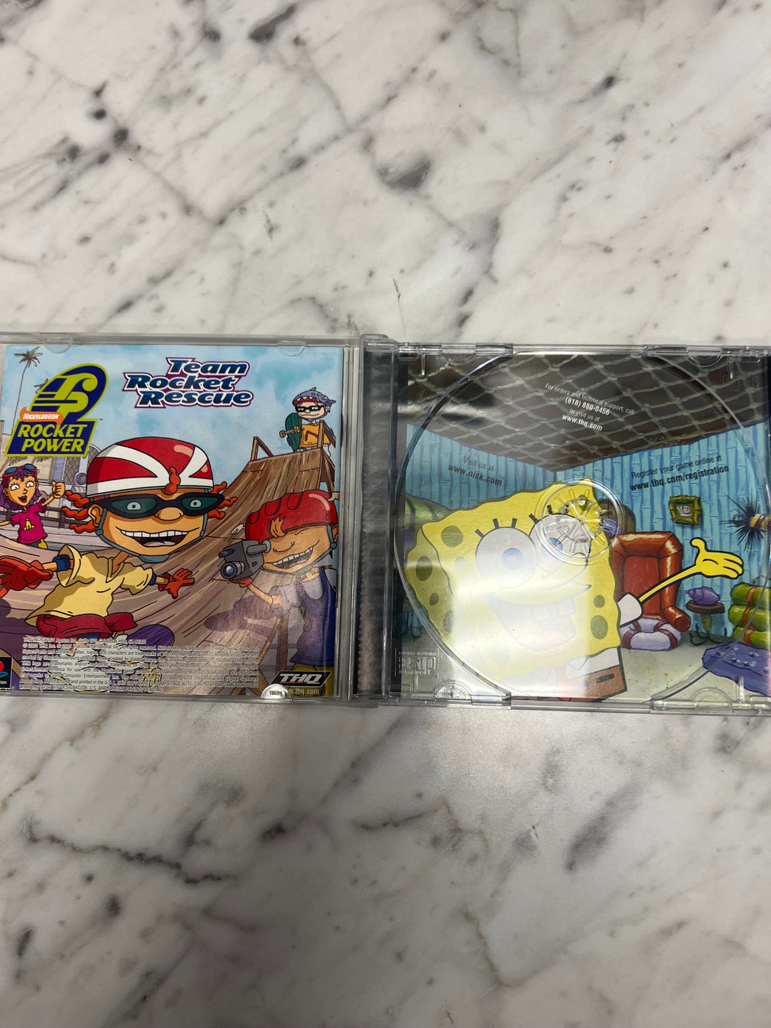 Spongebob Squarepants Super Sponge for Playstation PS1 Case and manual ONLY CO92524