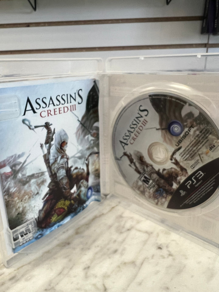 Assassin's Creed III 3 for Sony Playstation 3 PS3 in case. Tested and Working.     DO61224