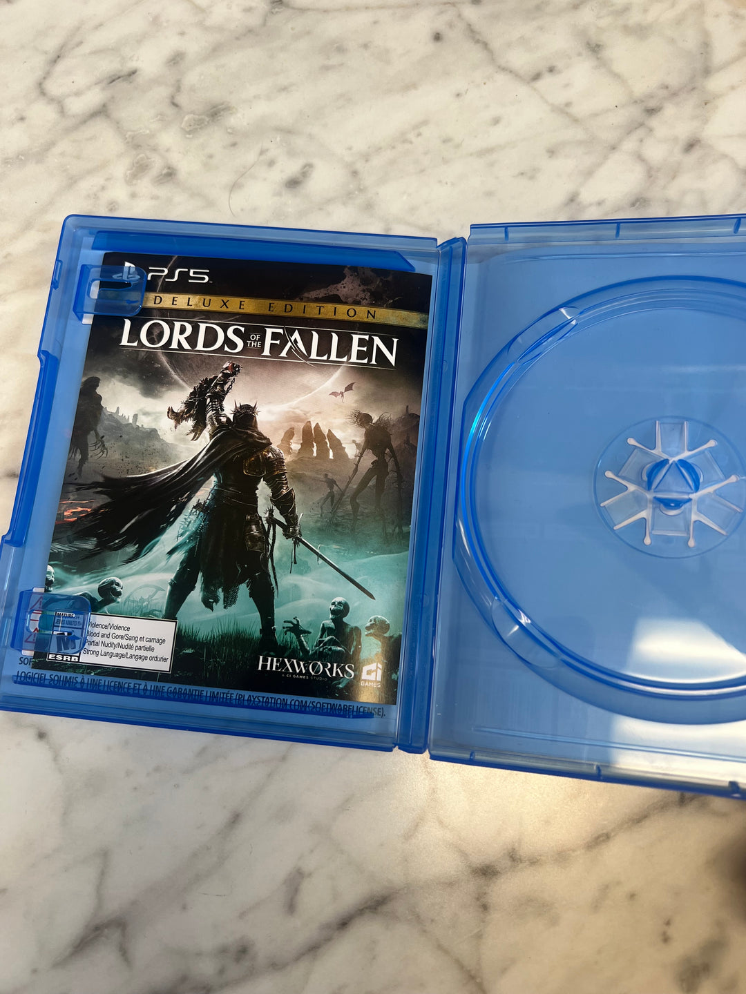 Lords of the Fallen Playstation 5 PS5 Case only  DO71424